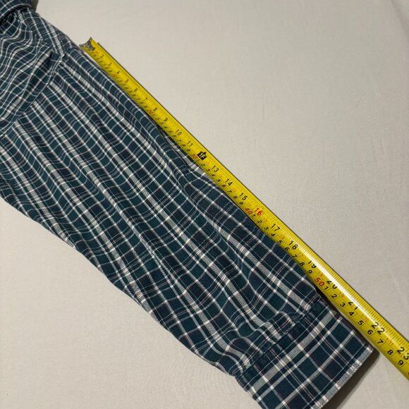 Eddie Bauer Green Plaid 100% Cotton Button Down Shirt Men’s Small Long Sleeve - Picture 12 of 12